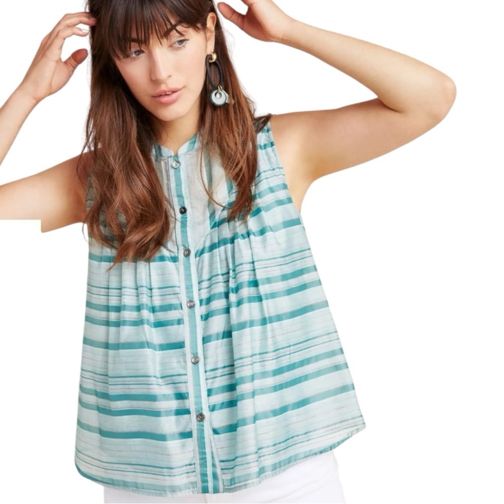 Current air striped sleeveless top
